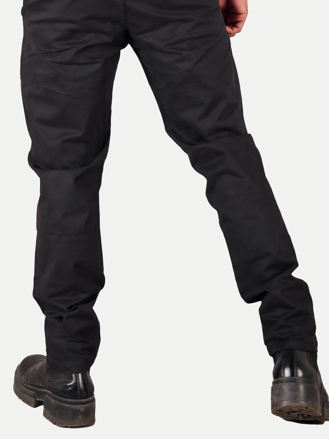 Radprix Men Chino Washed Black Pants