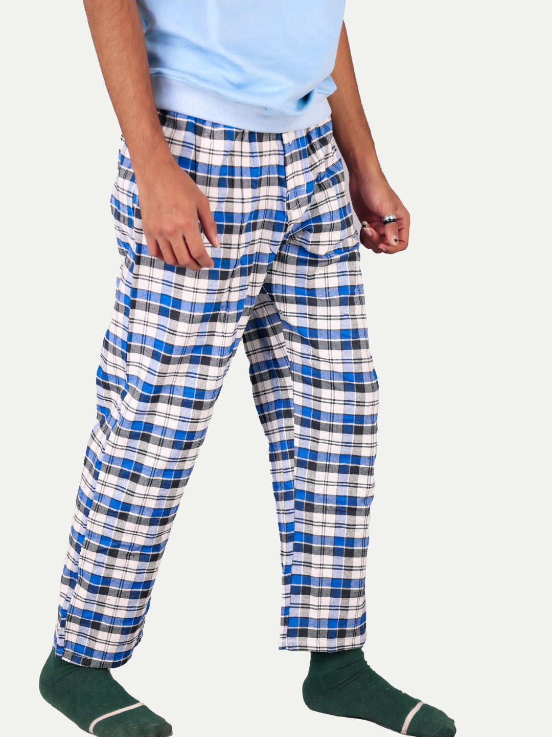 Radprix Men s Checked Sleepwear Pant