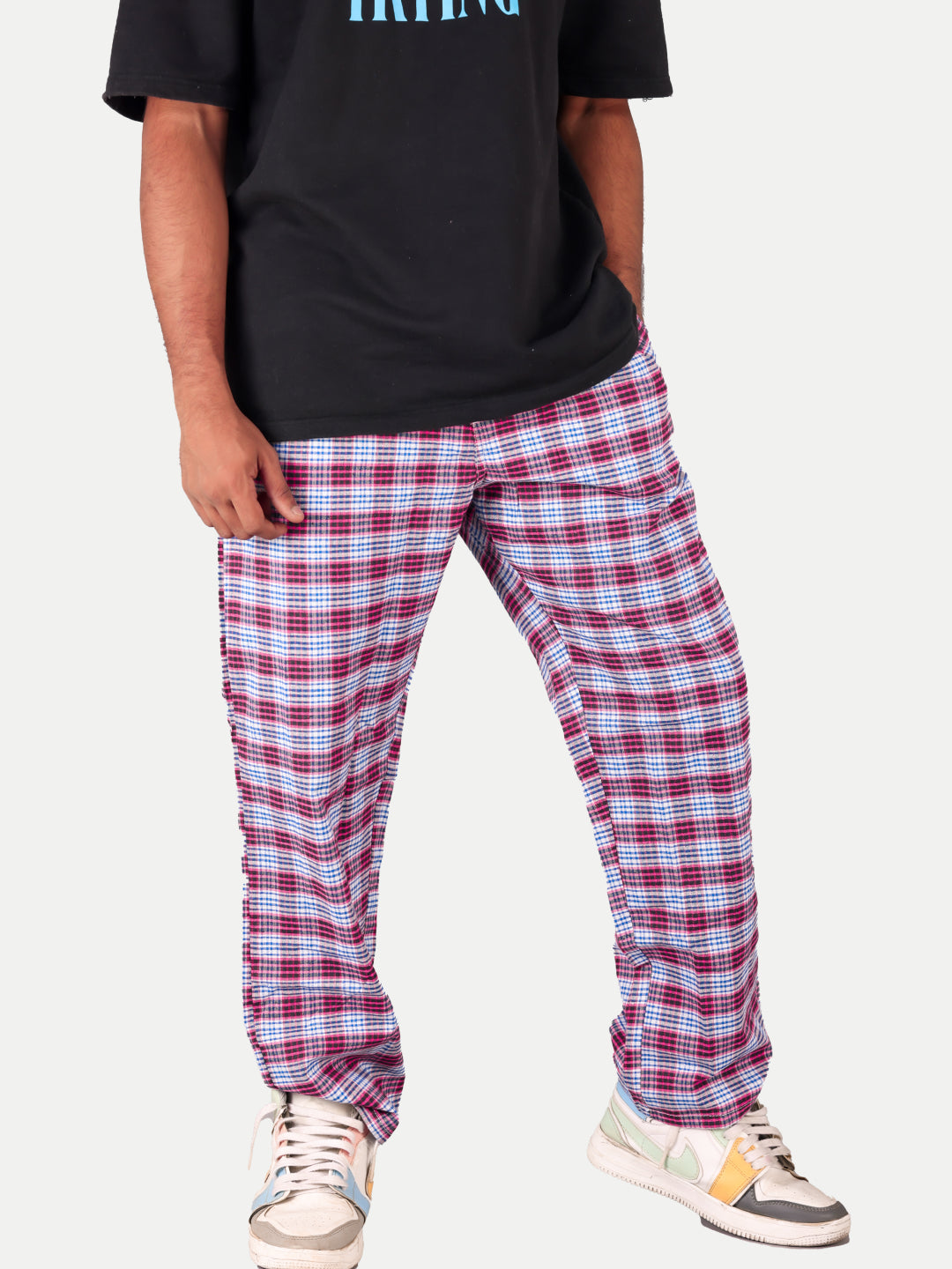 Radprix Men s Checked Sleepwear Pant