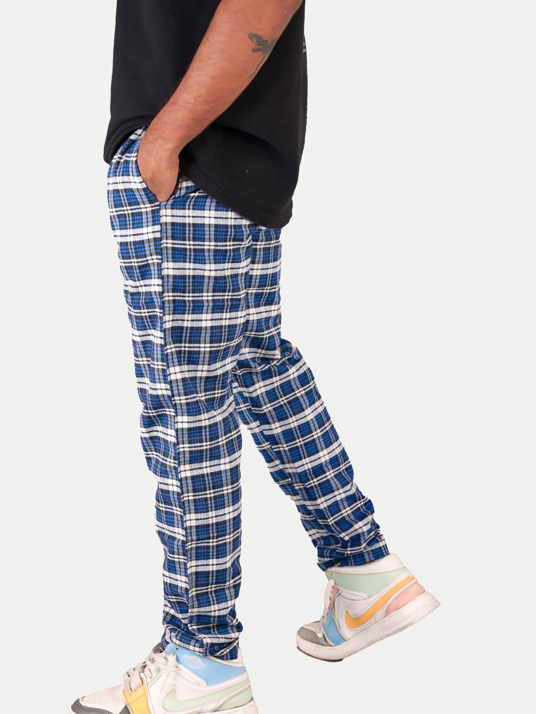 Radprix Men s Checked Sleepwear Pant