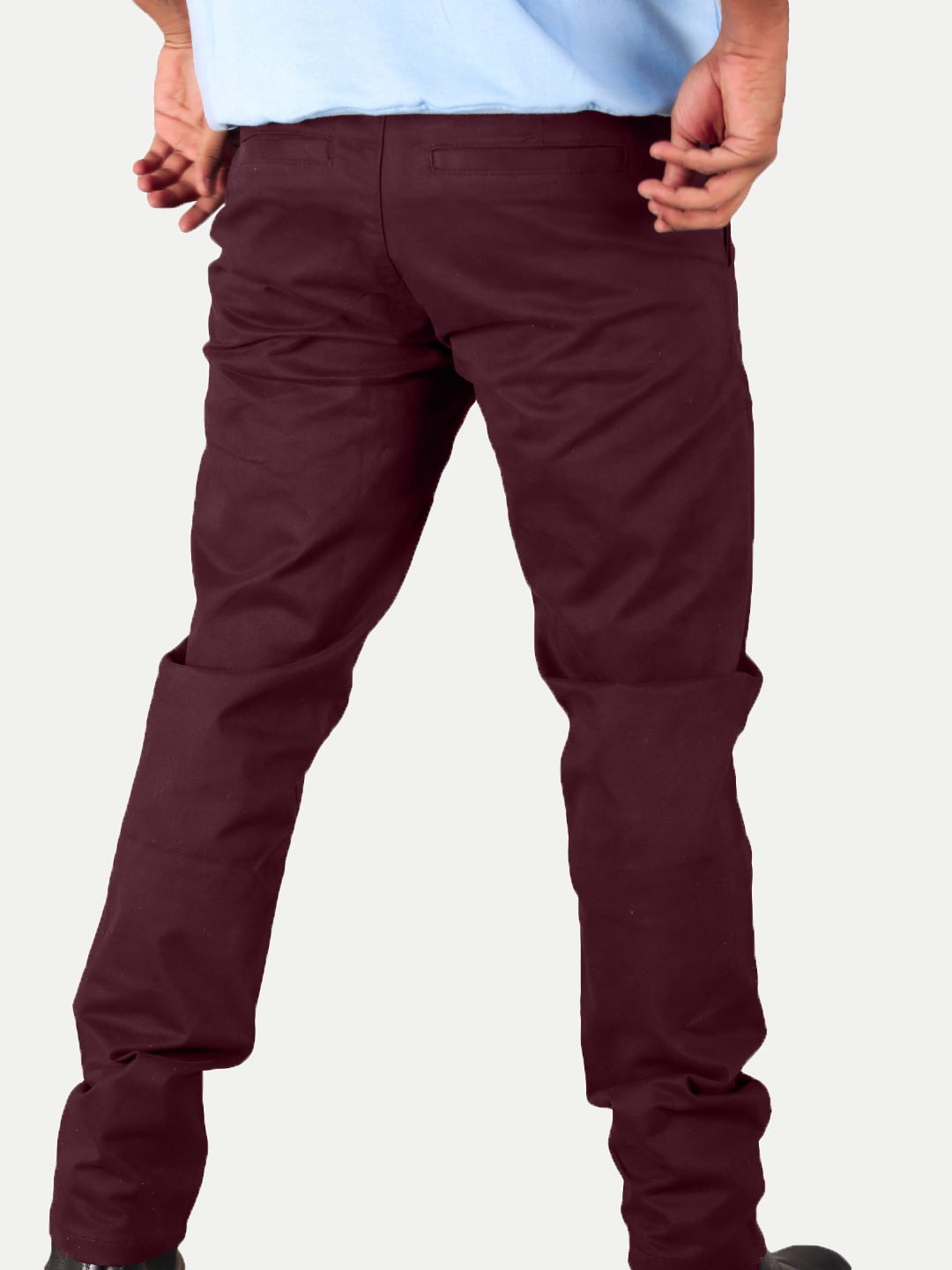 Radprix Men Clothing Maroon Pants