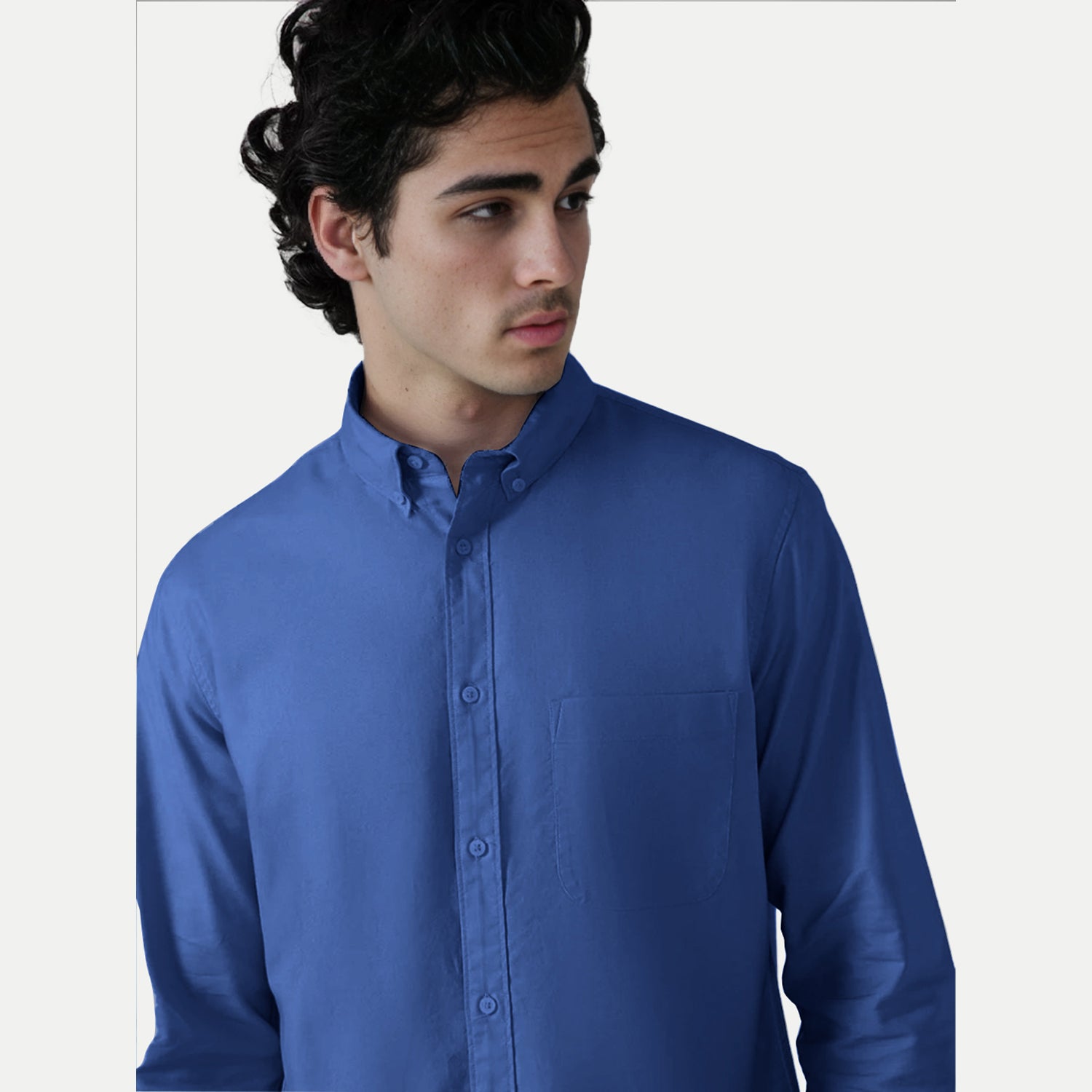 Radprix Men Blue Oxford shirt