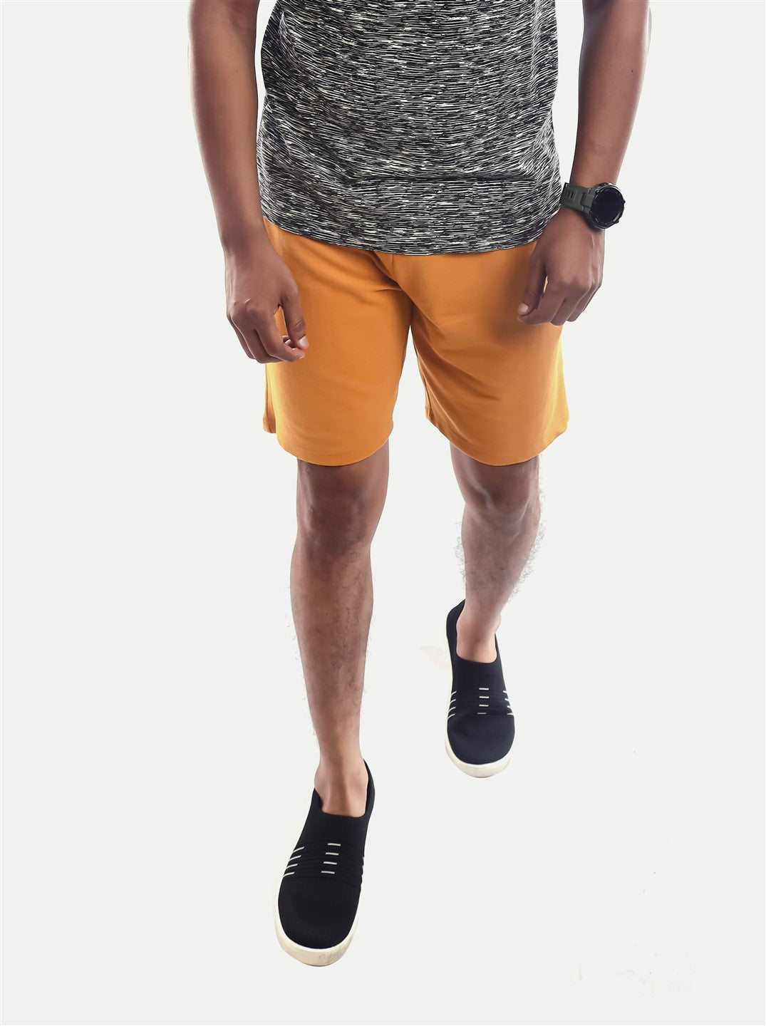 Radprix Men Mustard knitted Casual Shorts