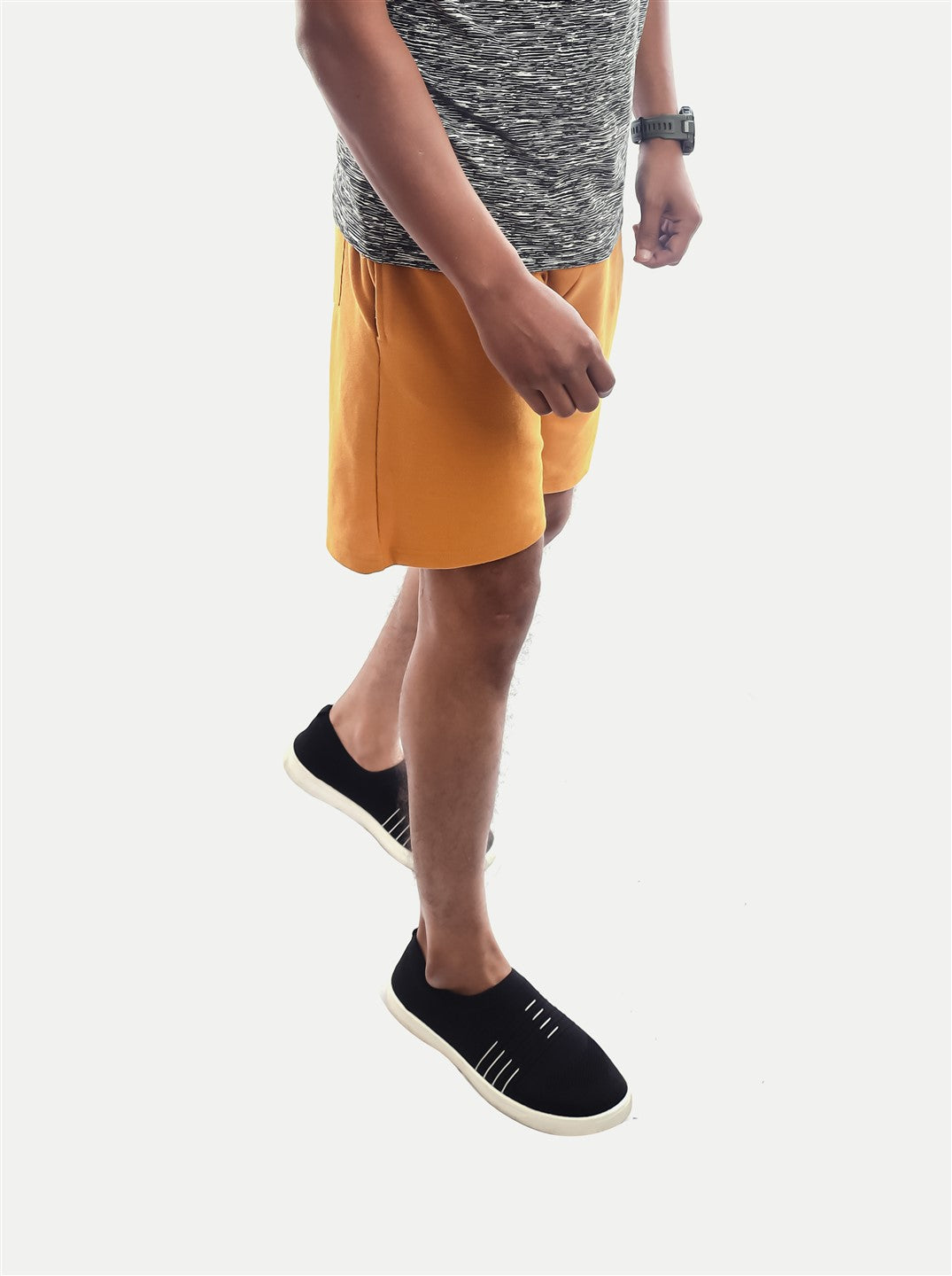 Radprix Men Mustard knitted Casual Shorts