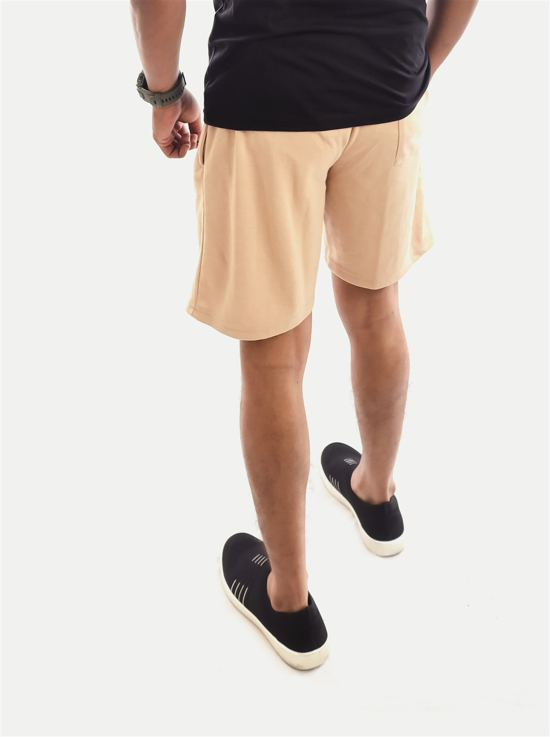 Radprix Men Beige knitted Casual Shorts