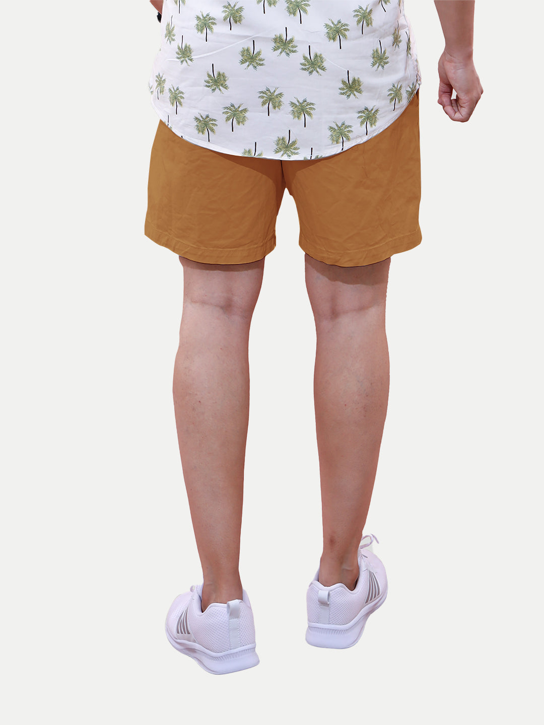 Radprix Men Bold Orange semi Casual Cotton Shorts