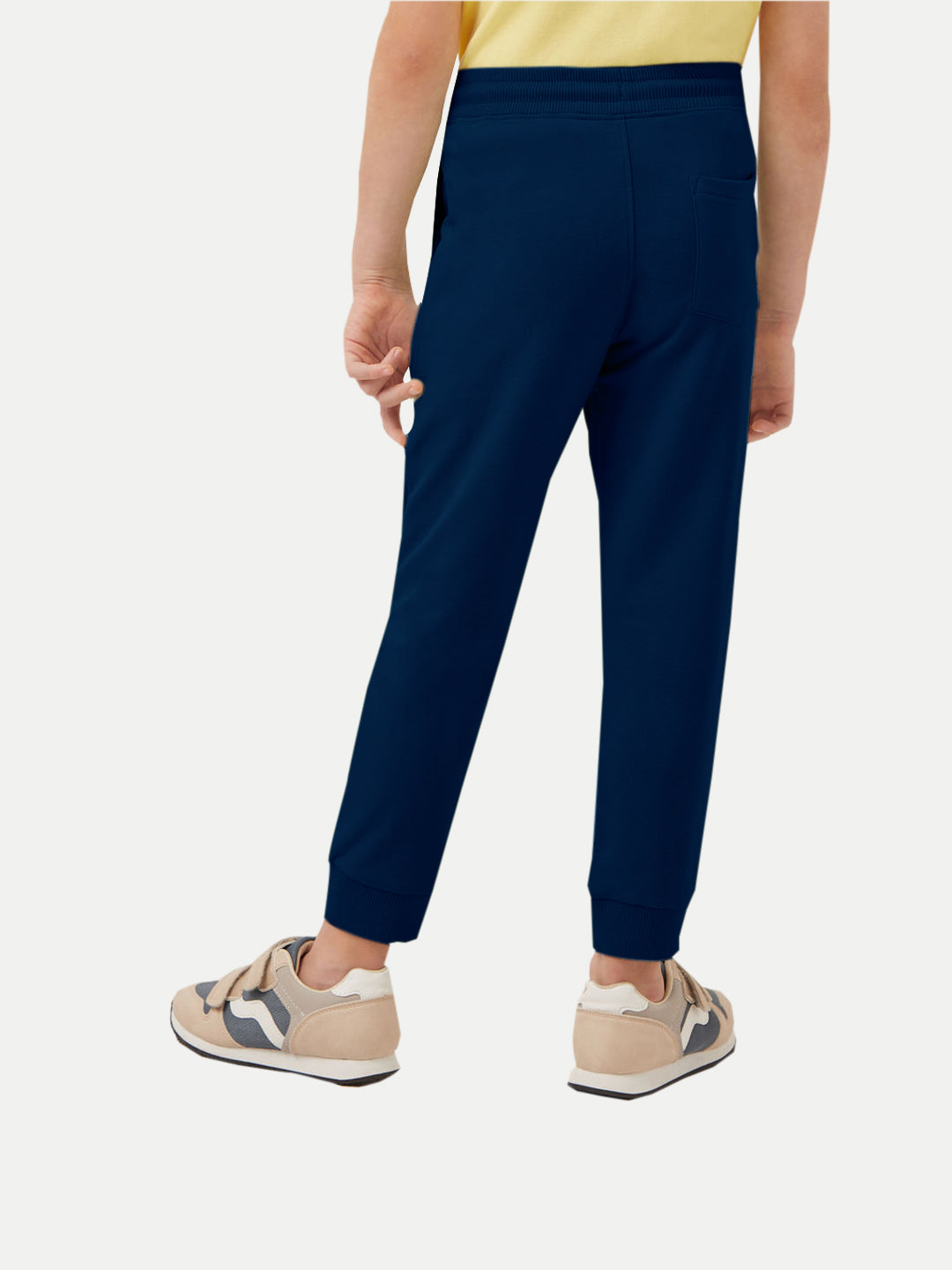 Radprix Teen Boys Streak Navy Solid Jogger