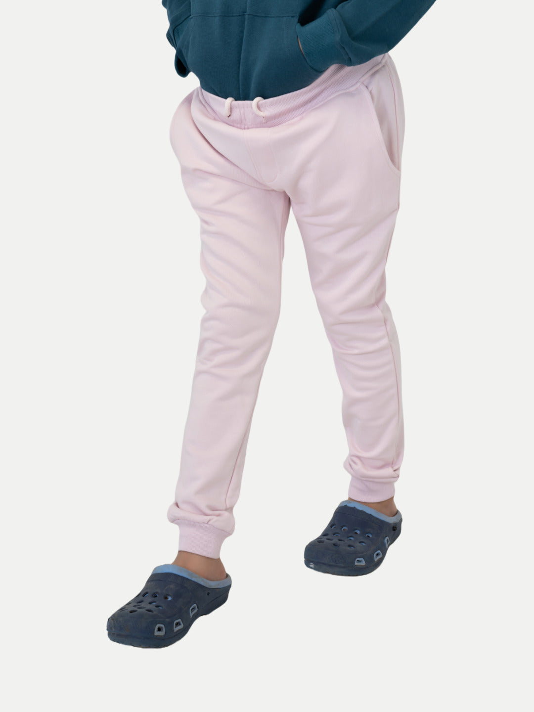 Radprix Teen Boys Baby Pink Solid Jogger