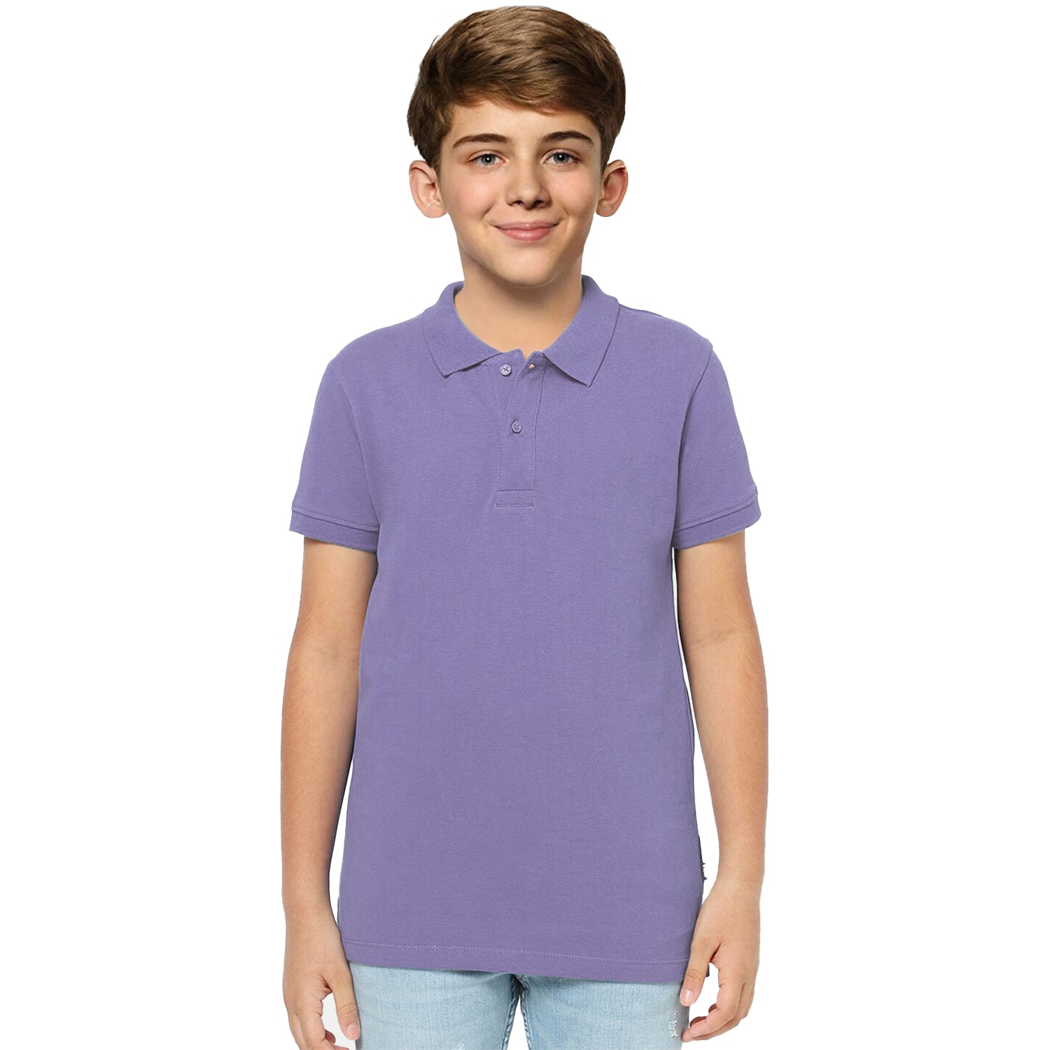 Radprix Teen boys Lavender Polo T-shirt