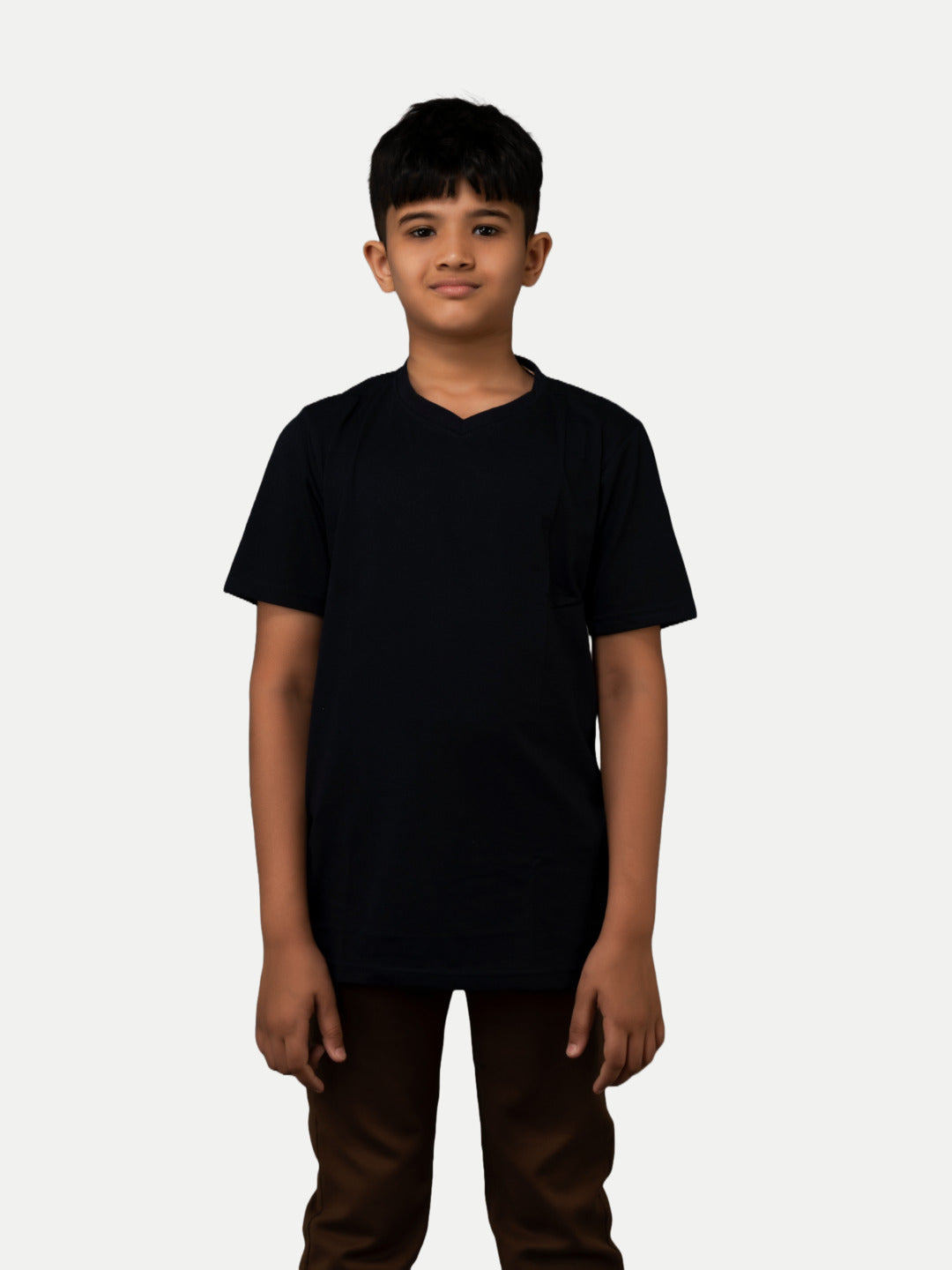 Radprix Teen Boys Navy V neck T-shirt