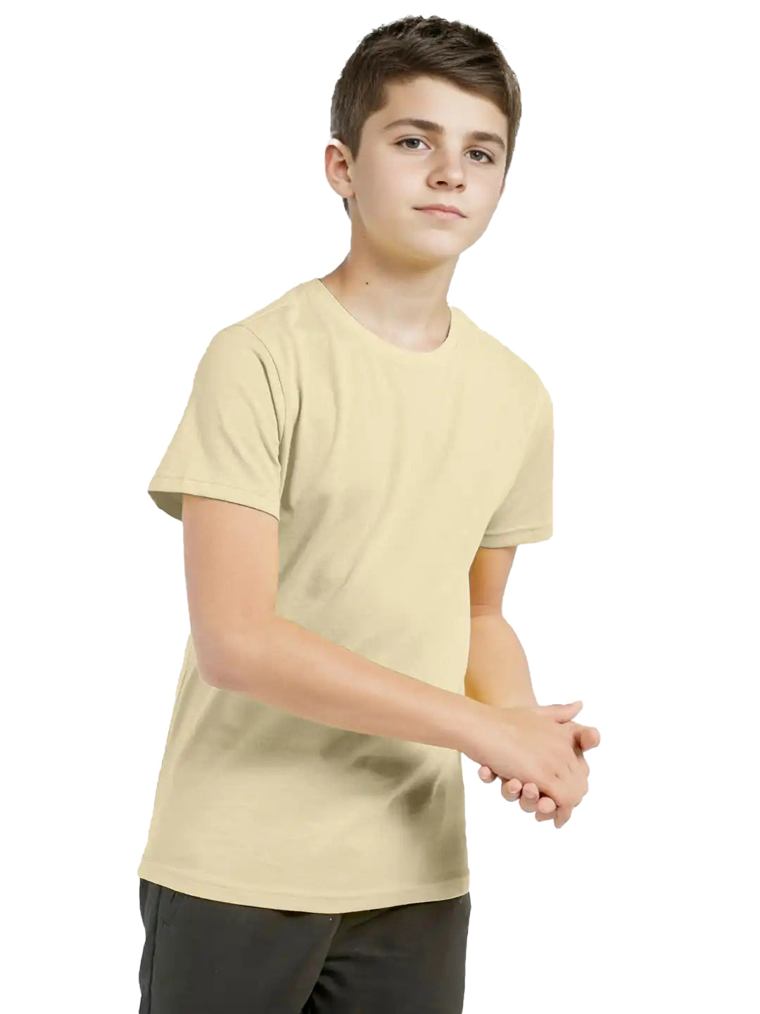 Radprix Teen Boys Lemon Crew neck T-shirt