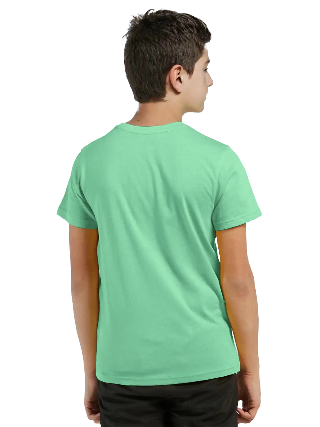 Radprix Teen Boys Mint Crew neck T-shirt