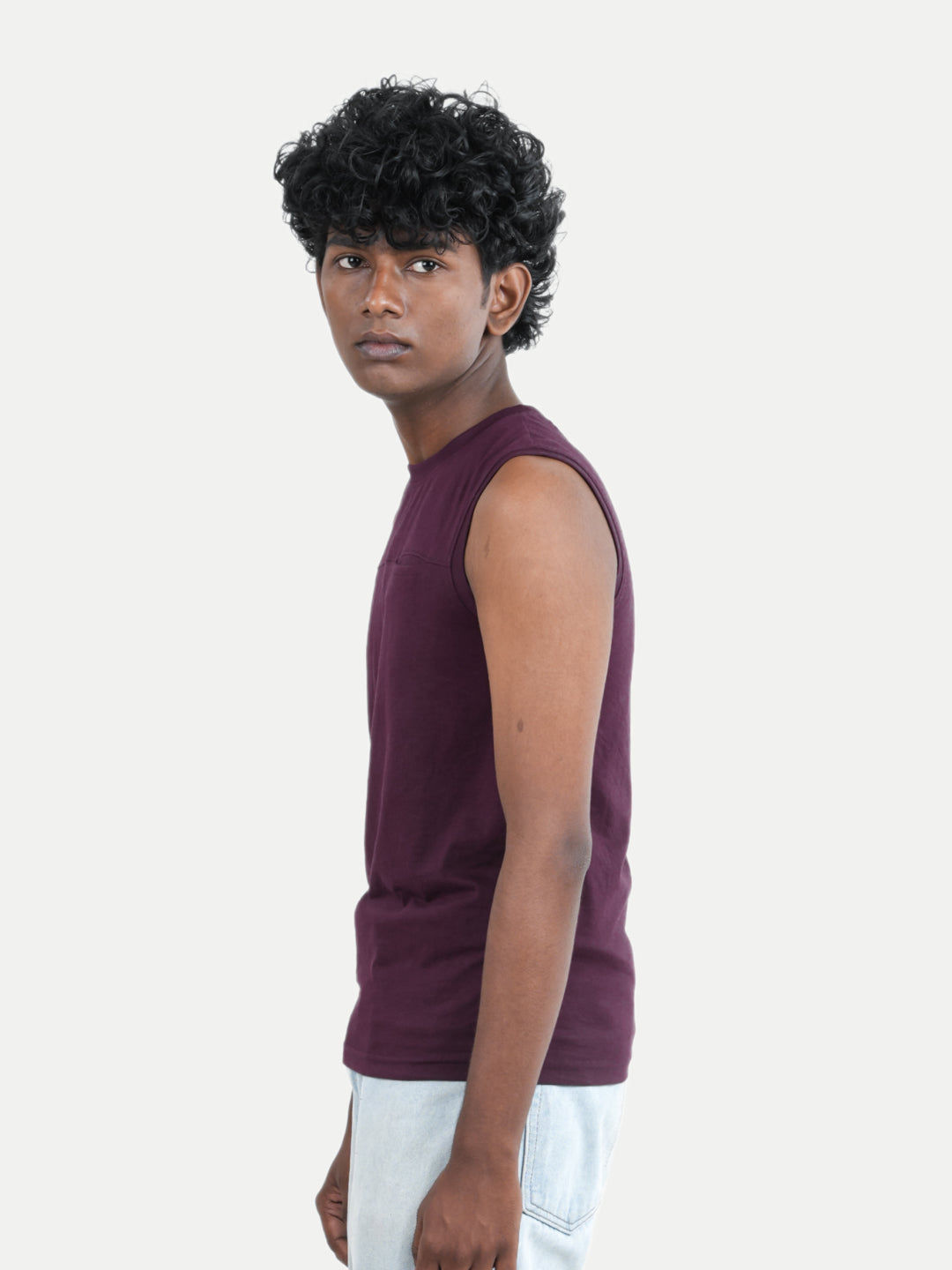 Radprix Teen Boys Wine Tank Top