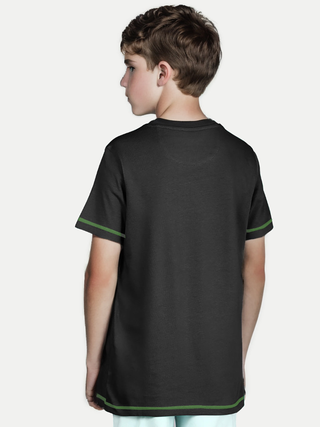 Radprix Teen Boys Graphic Printed black T-Shirt