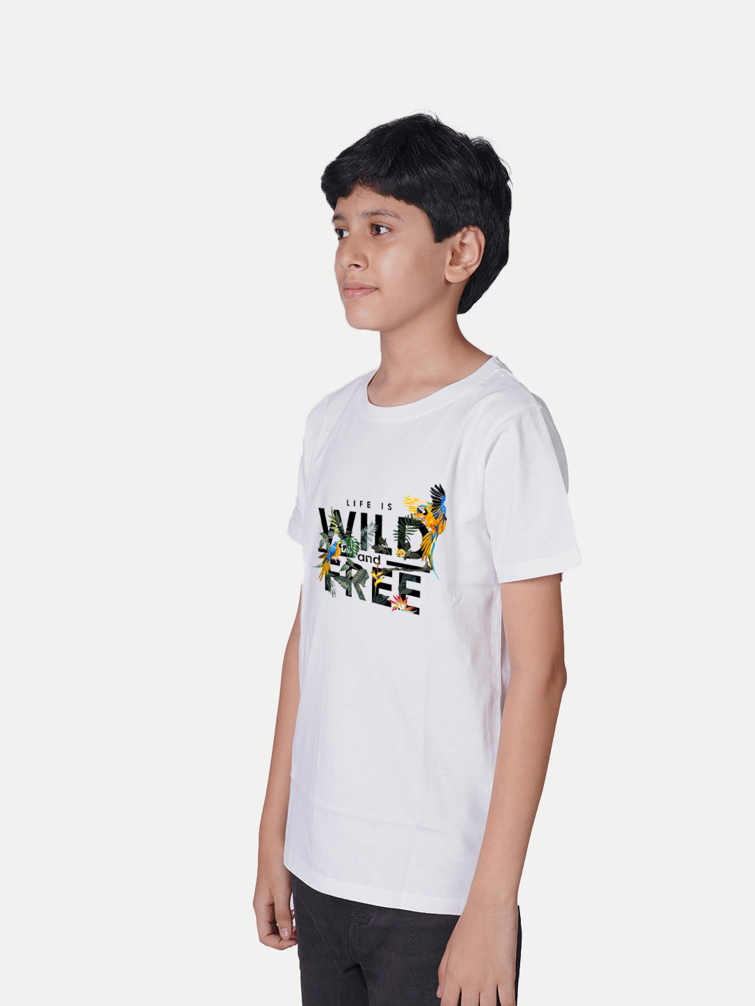 Radprix Teen Boy White Printed T-Shirt