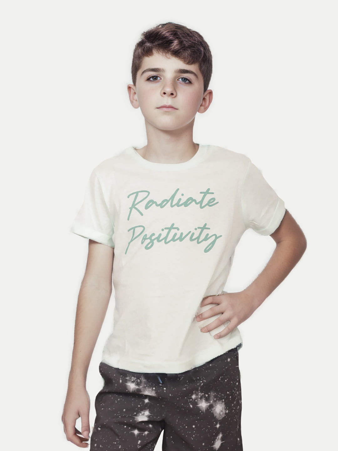 Radprix Teen Boys Mint Graphic Printed T-Shirt