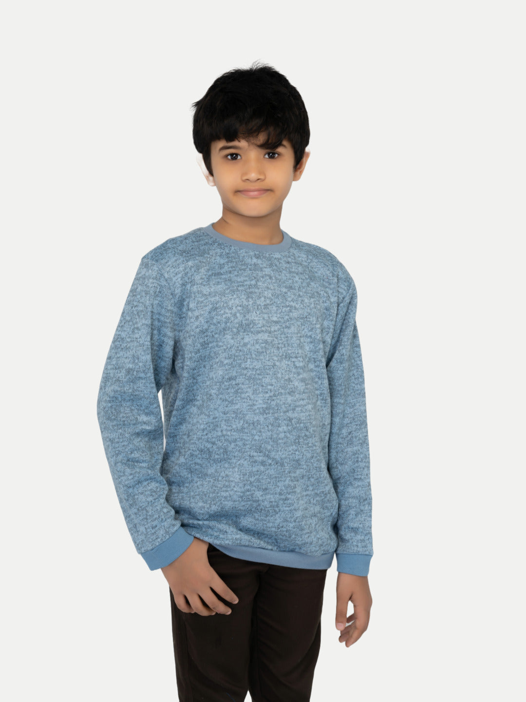 Radprix Boys Light Blue Full Sleeve Sweatshirt