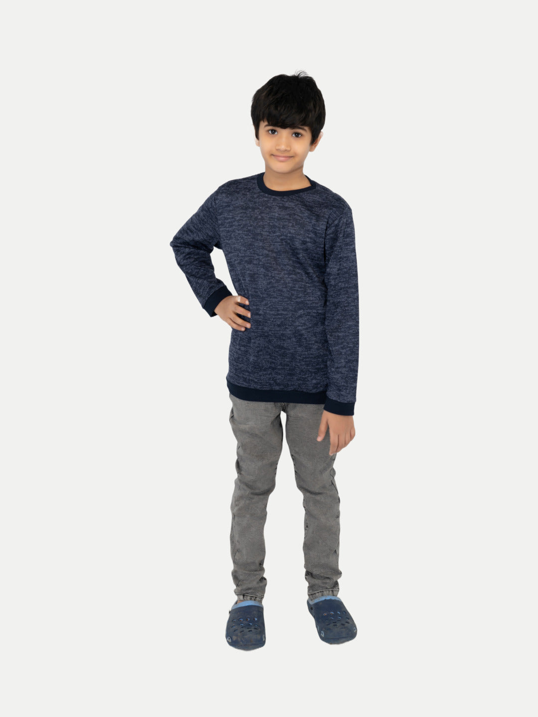 Radprix Boys Navy Full Sleeve Sweatshirt