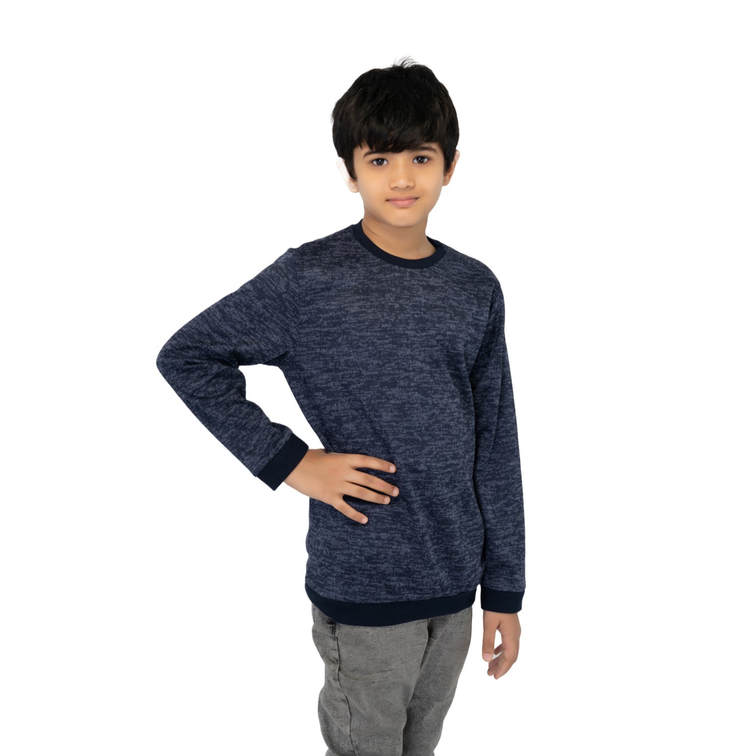 Radprix Boys Navy Full Sleeve Sweatshirt