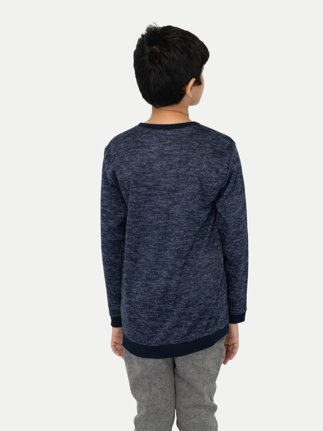 Radprix Boys Navy Full Sleeve Sweatshirt