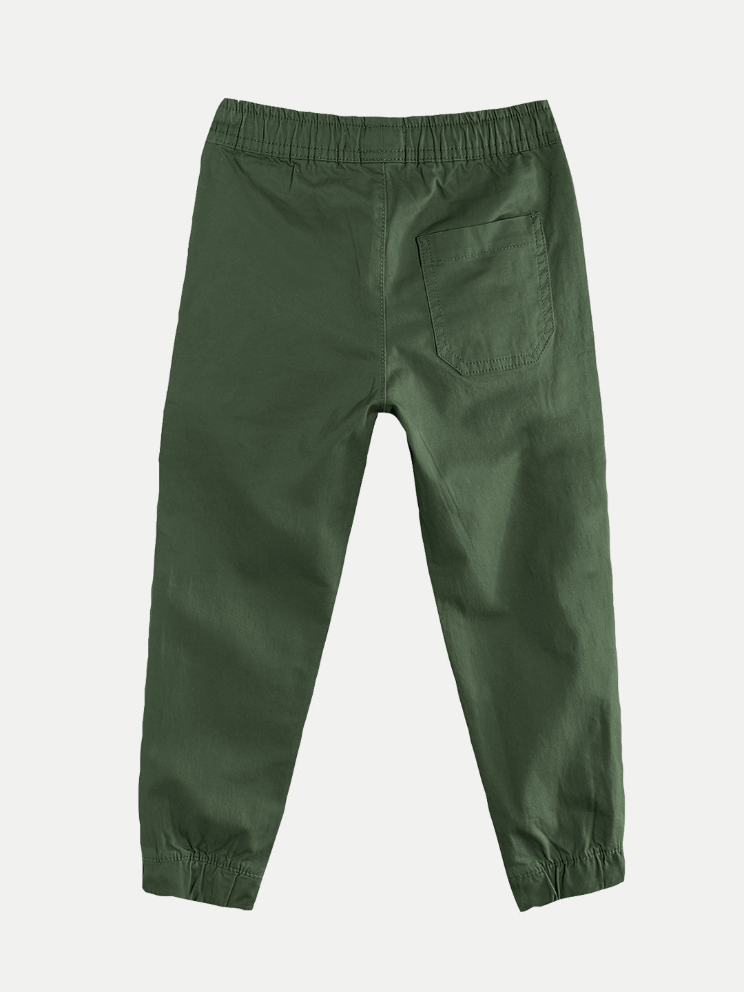 Radprix Teen Boys Green Woven Joggers