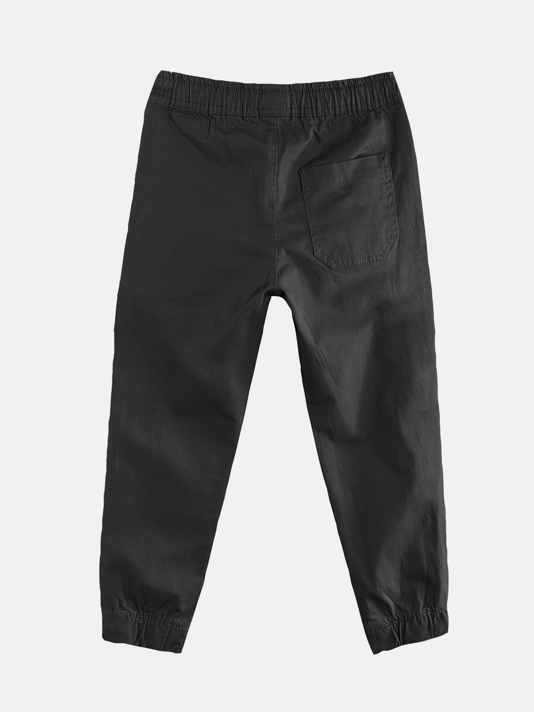 Radprix Teen Boys Black Woven Joggers