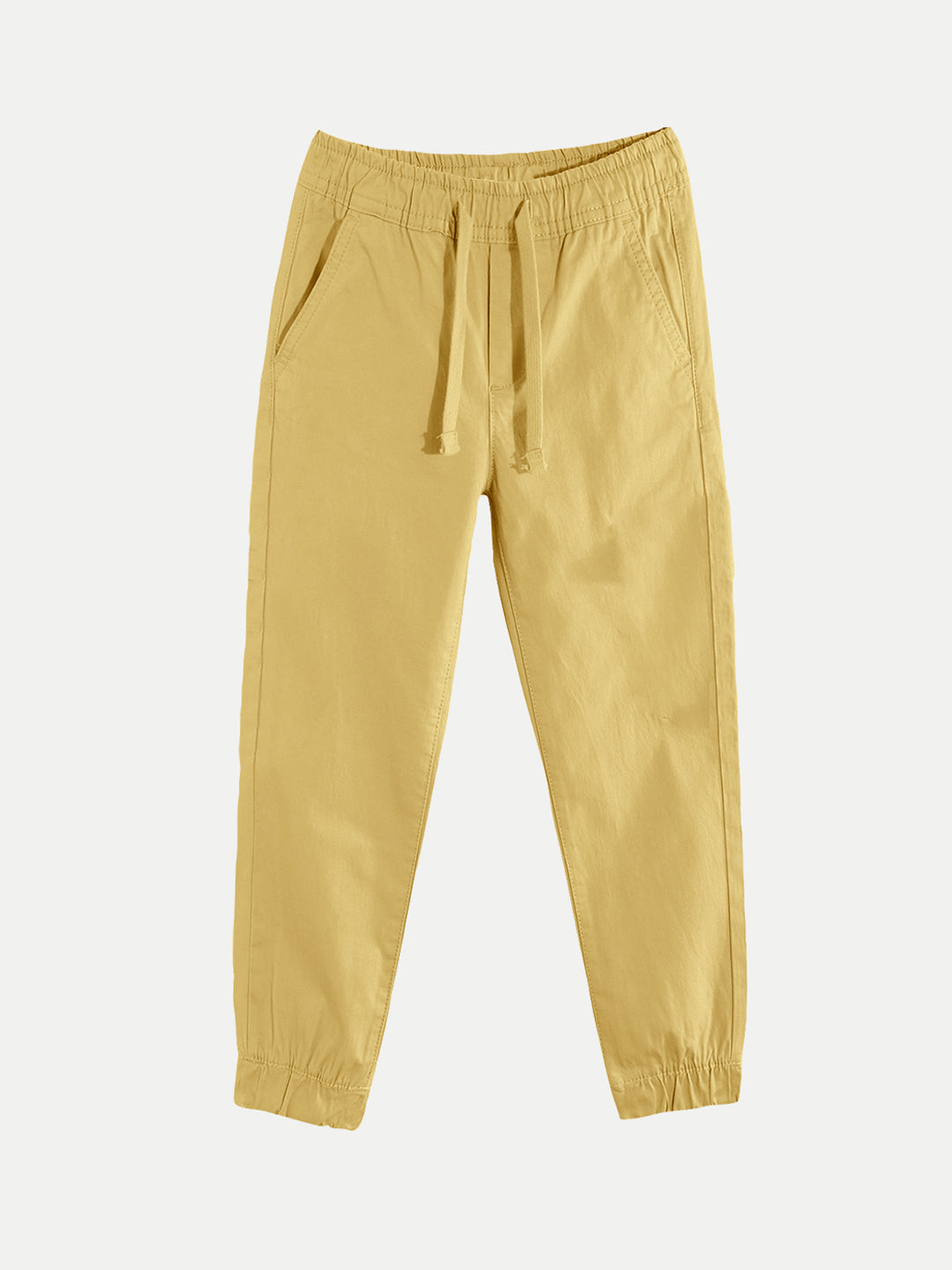 Radprix Teen Boys Pale Yellow Woven Joggers