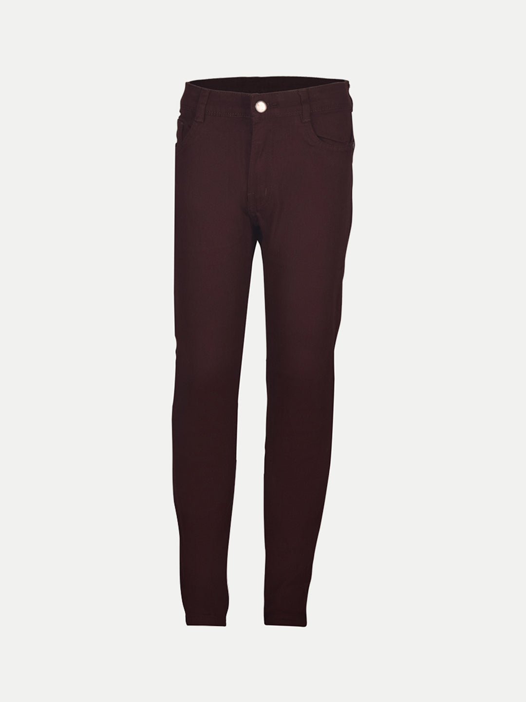 Radprix Teen Boys Brown Regular Fit Twill Trousers