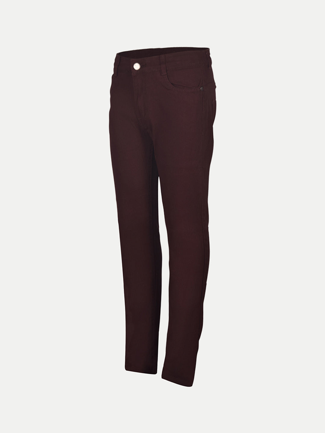 Radprix Teen Boys Brown Regular Fit Twill Trousers