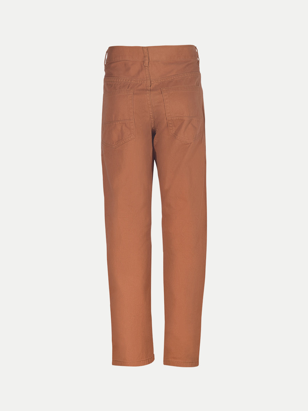 Radprix Teen Boys Khaki Regular Fit Twill Trousers