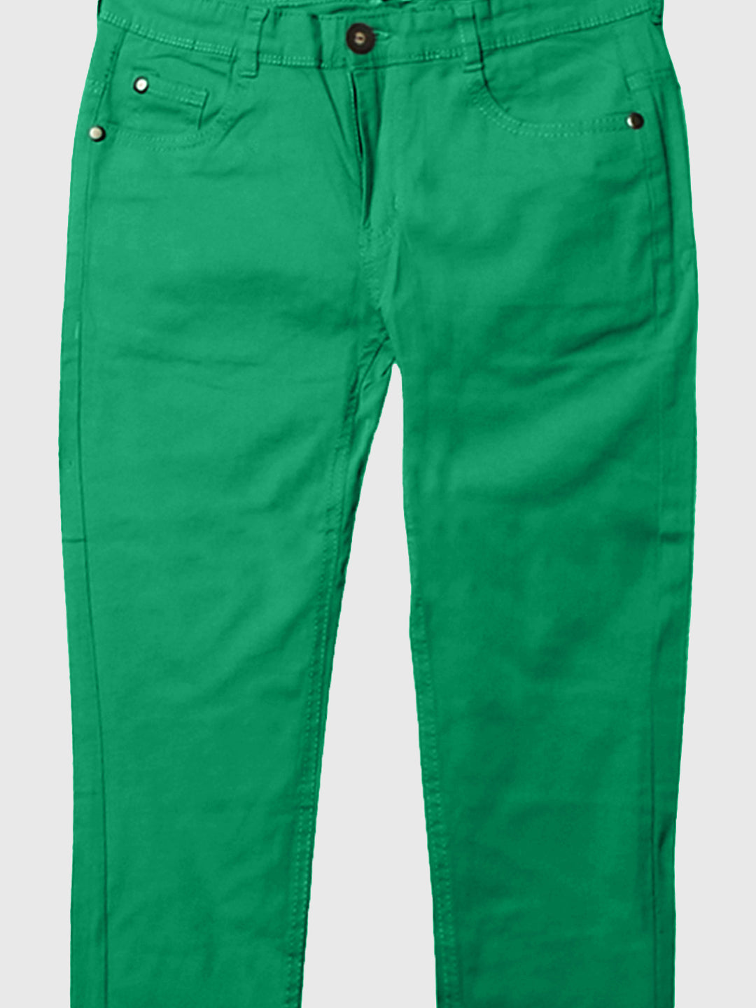 Radprix Teen Boys Green Basic Trousers