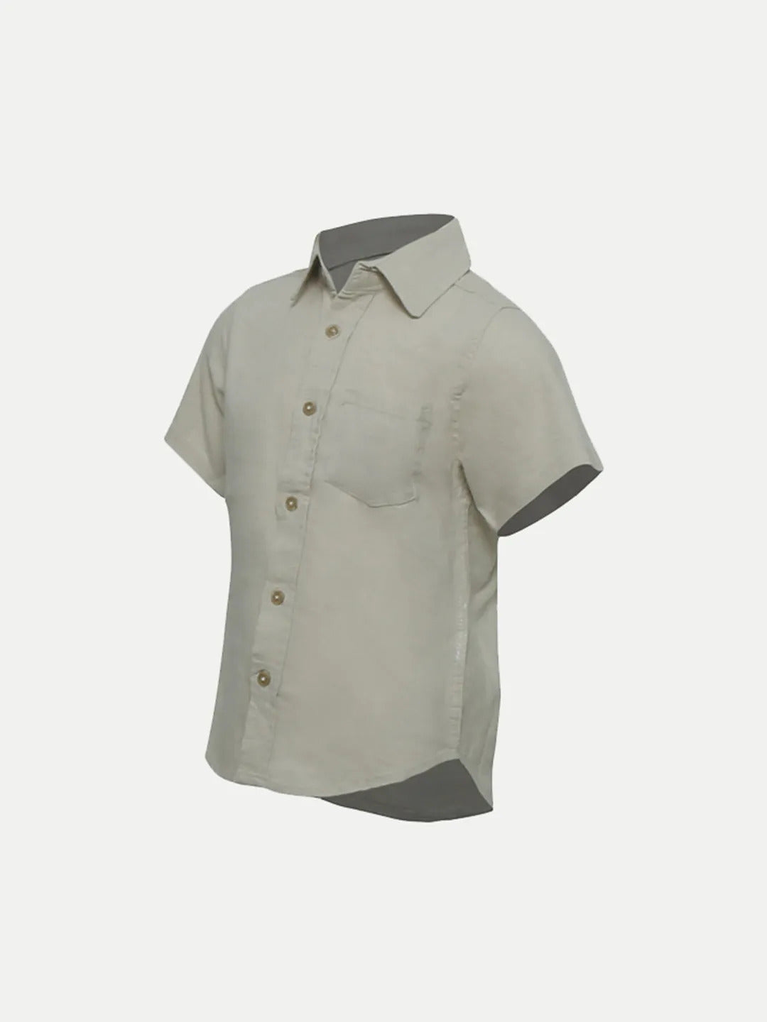 Radprix Teen Boys Grey Solid Casual Shirt