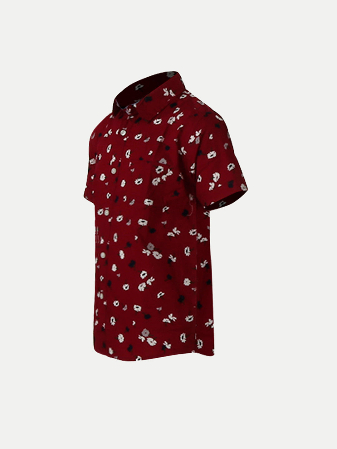 Radprix Teen Boys Floral Red Printed Casual Shirt