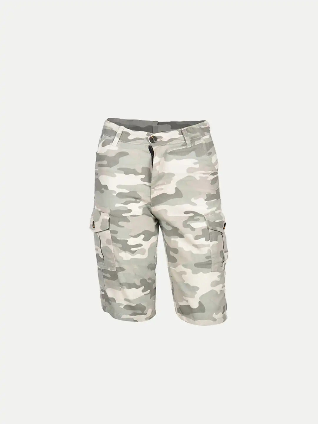 Radprix Teen Boys Camo Print Green Cotton Cargo Shorts