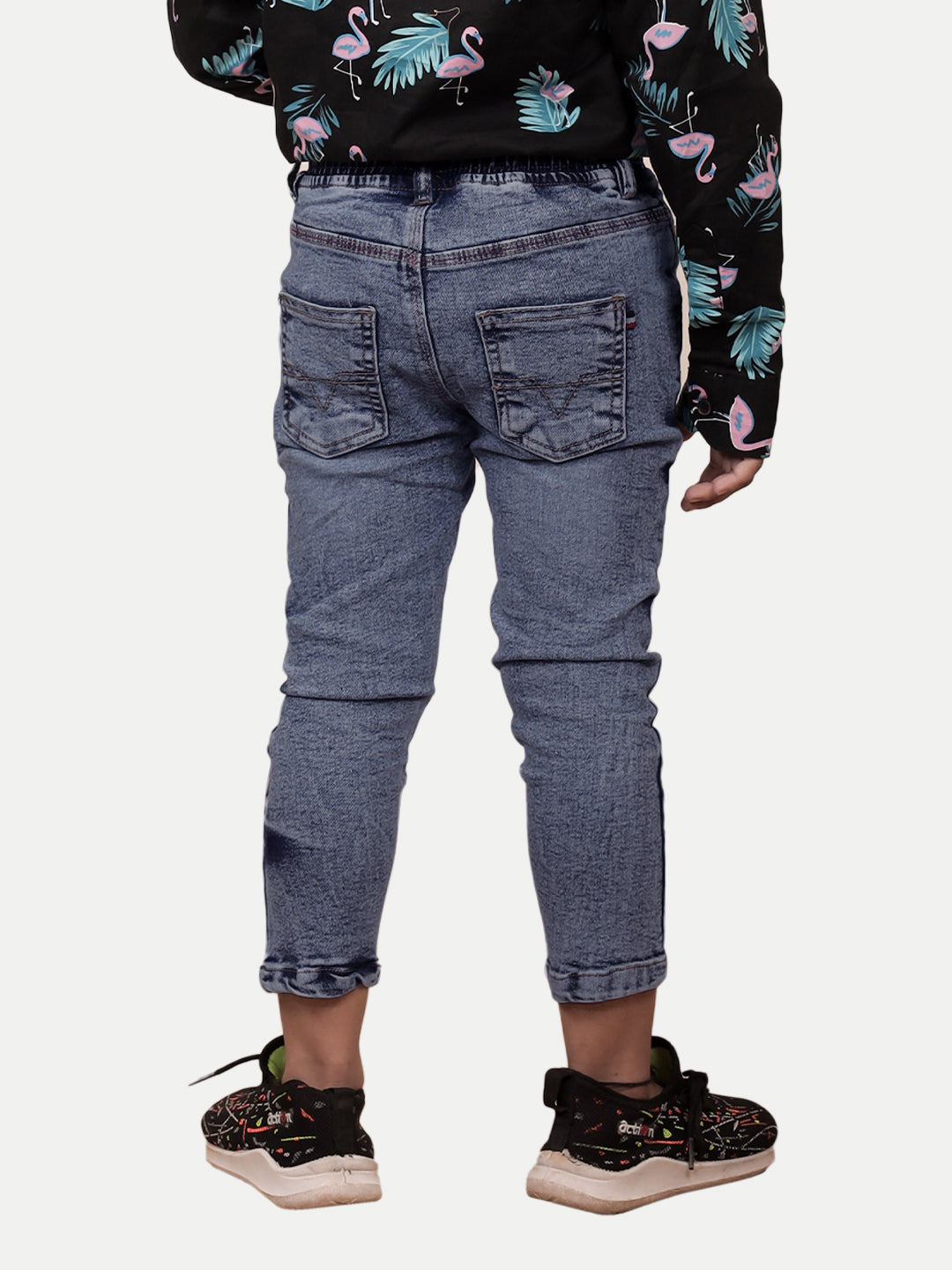 Radprix Teen Boys Acid-Washed light Blue Denims