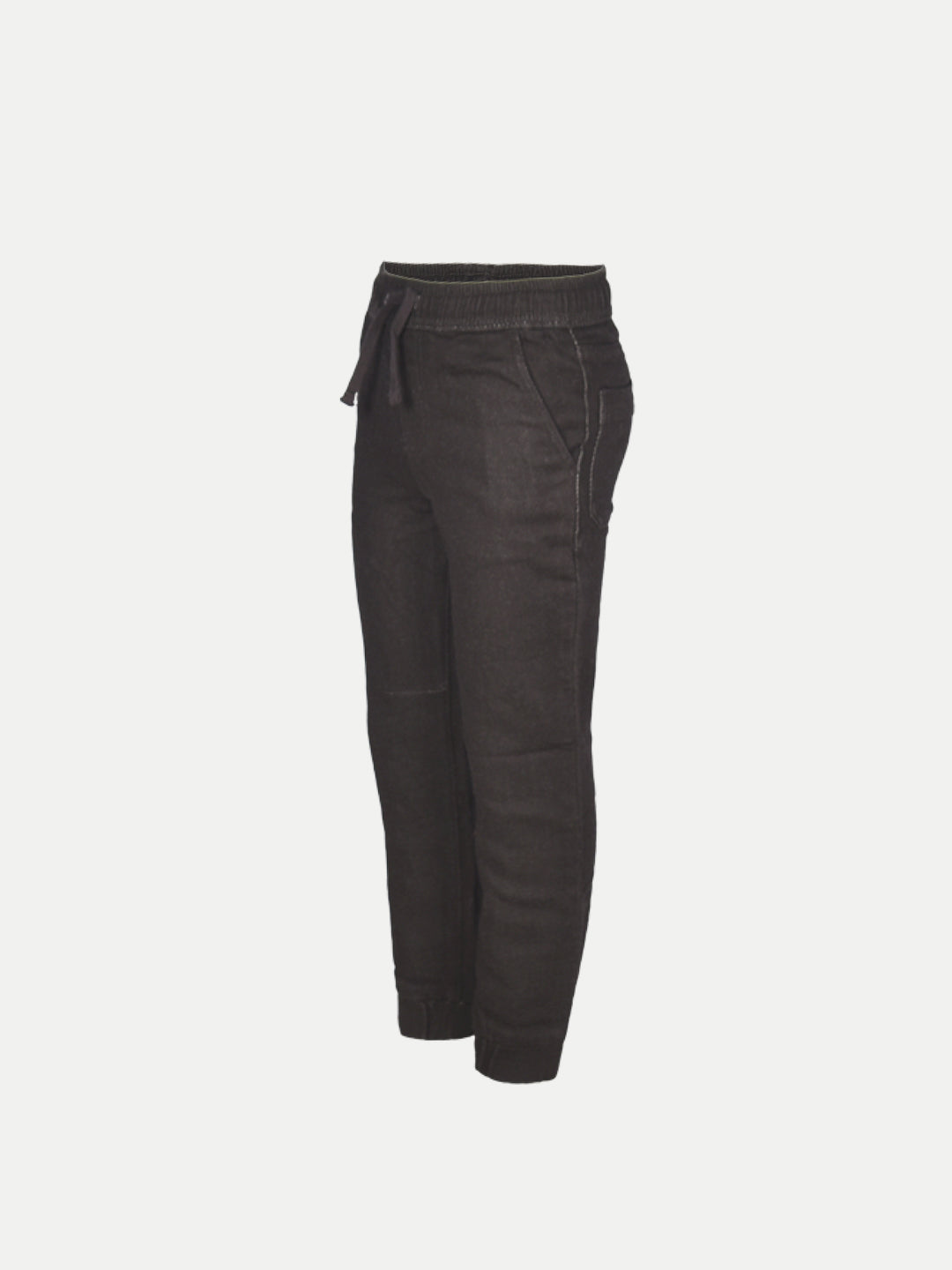 Radprix Teen Boys Black Basic Jogger-Pants