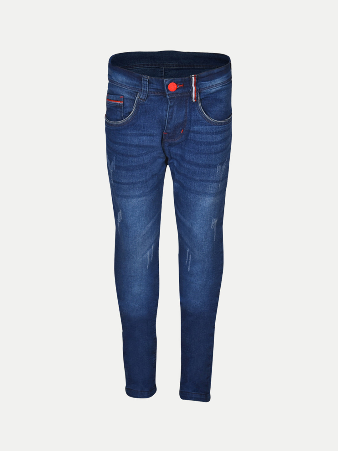 Radprix Teen Boys Dark Blue Washed Denim Pant