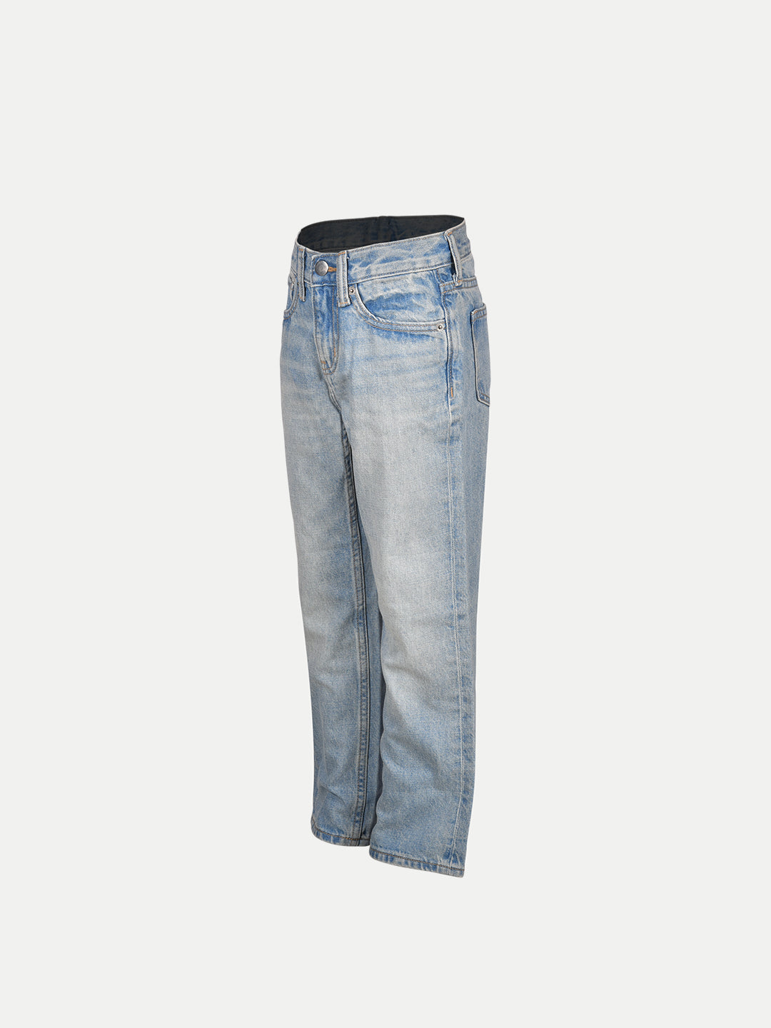 Radprix Teen Boys Washed Ice Blue Denim Pant