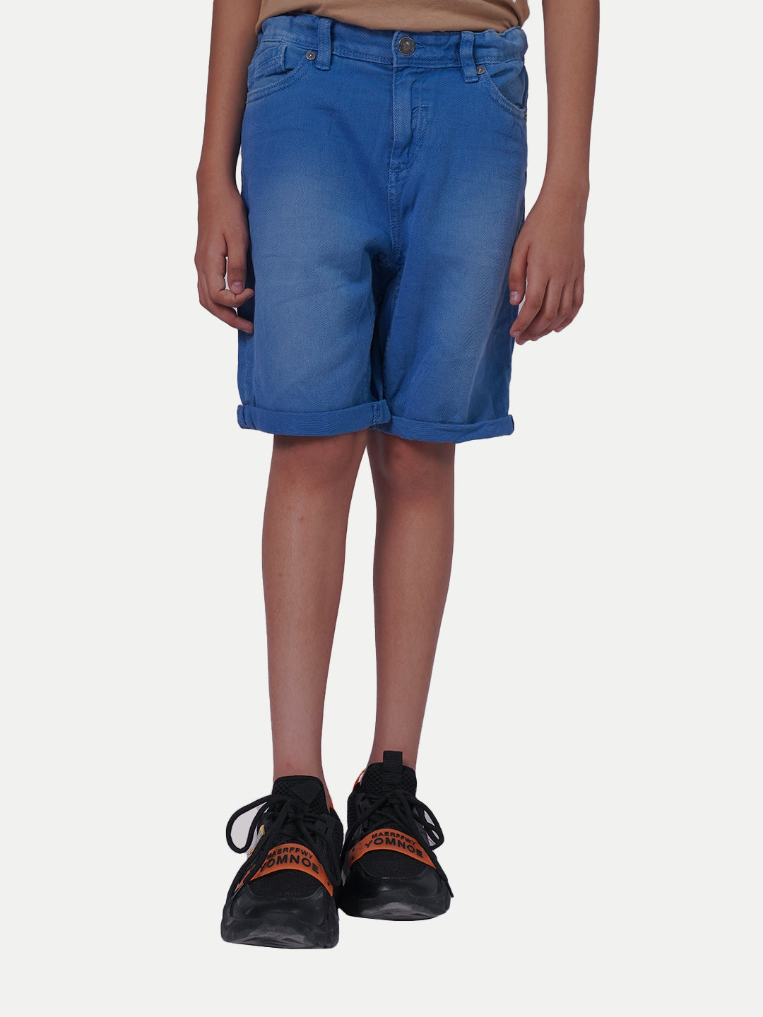 Radprix Teen Boys Denim Blue Casual Shorts