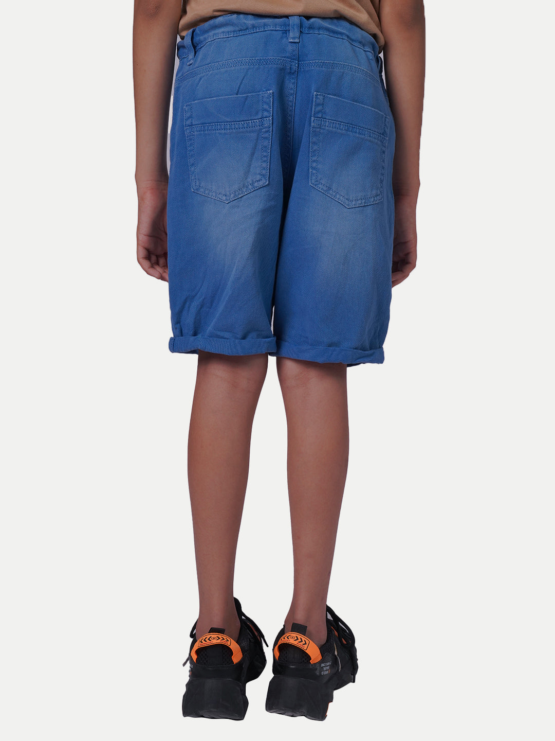 Radprix Teen Boys Denim Blue Casual Shorts