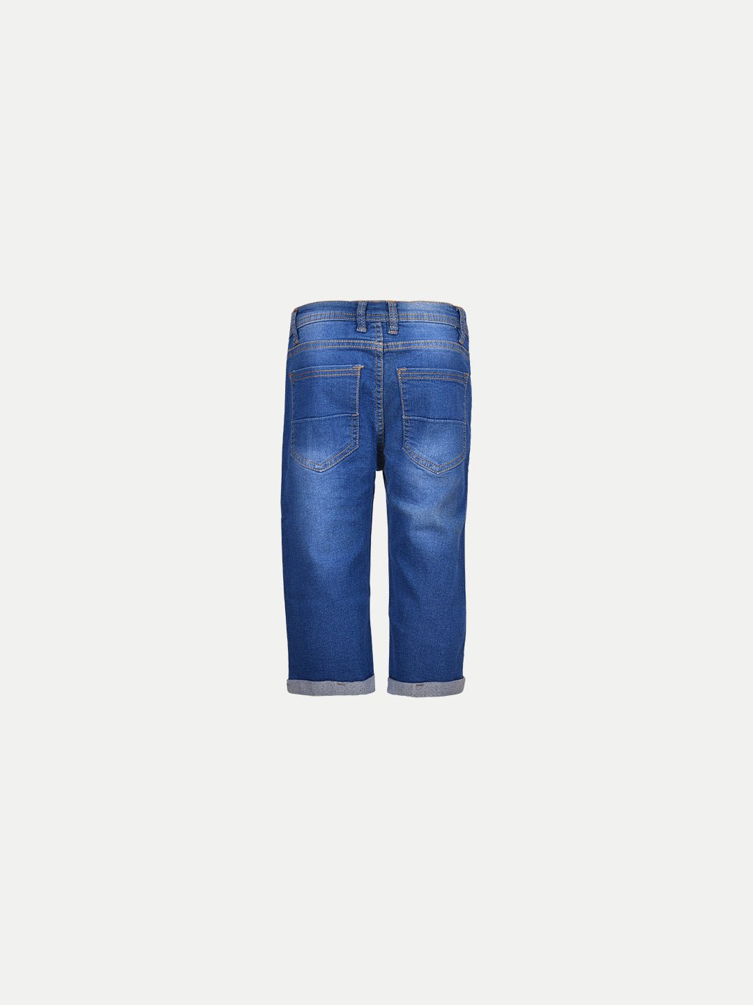 Radprix Teen Boys Light Blue Washed Denim Bermudas