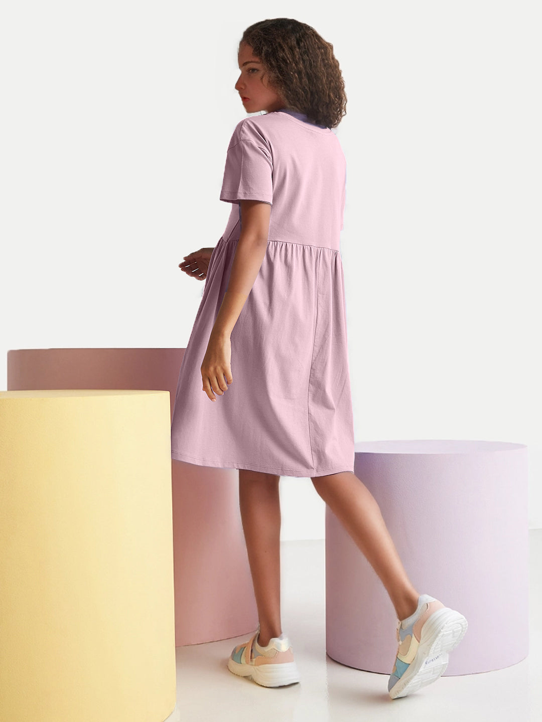 Radprix Teen Girls Baby Pink Dress