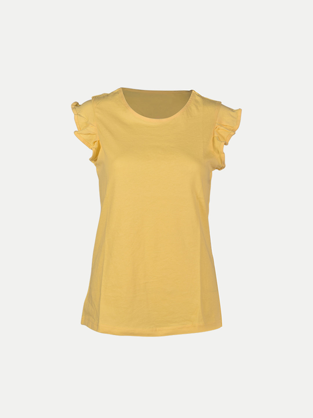 Radprix Teen Girls Yellow Solid Tops