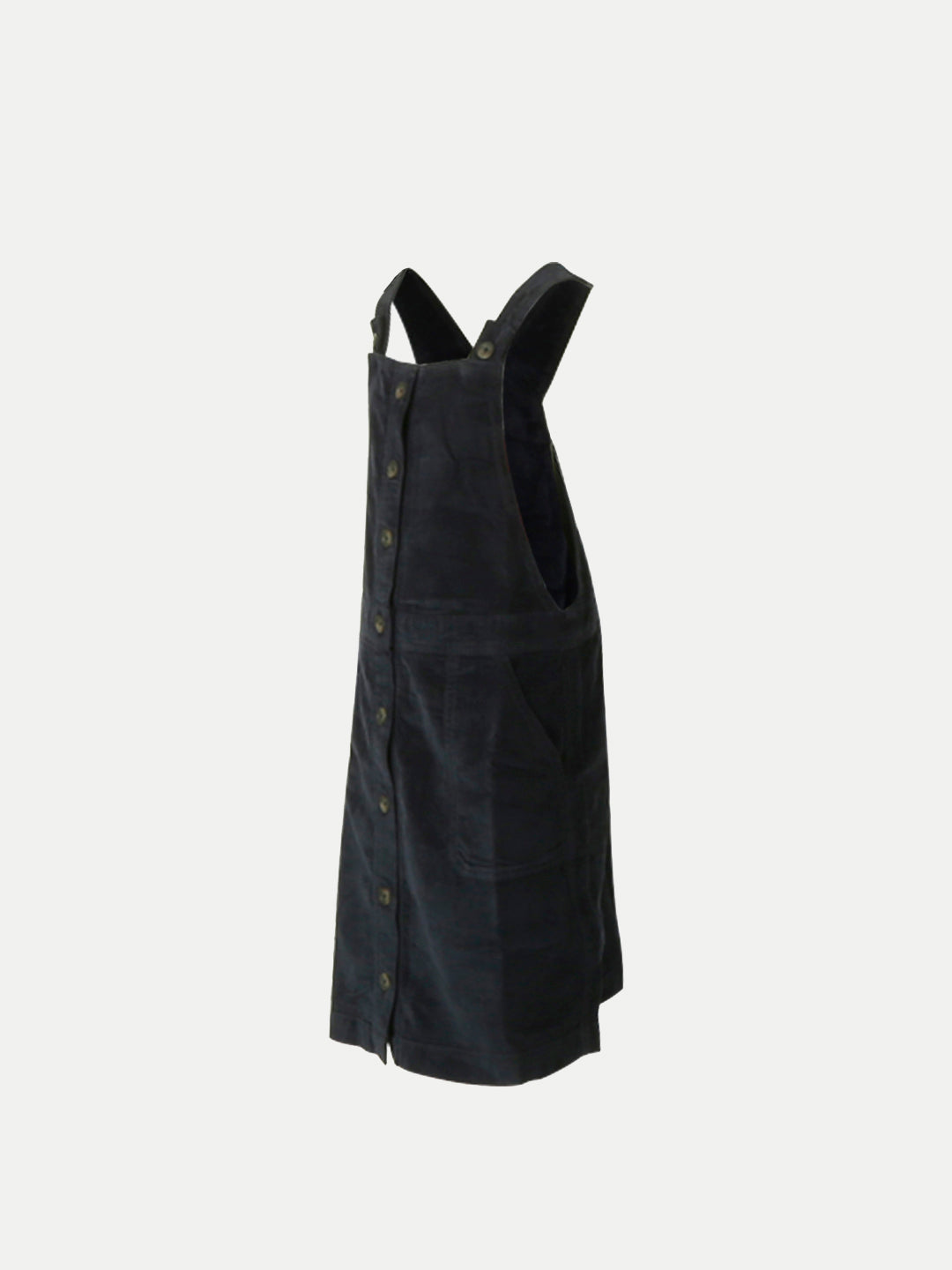 Radprix Teen Girls Navy-blue Corduroy Dungaree Dress