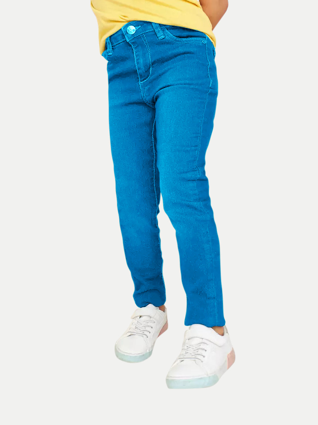 Radprix Teen Girls Skinny Fit Light Blue Denim Pants