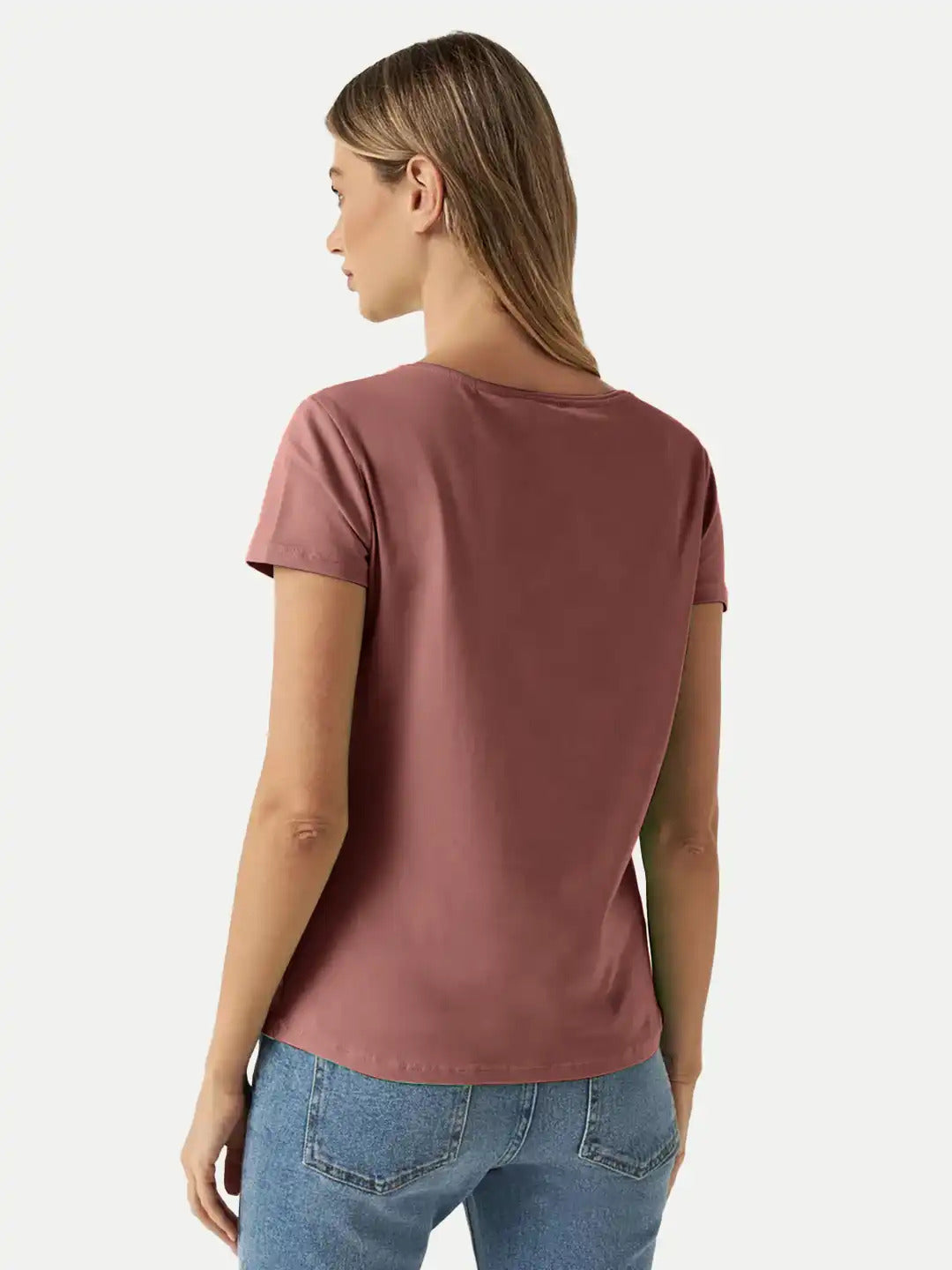 Radprix Women Onion Round Crew neck T-shirt