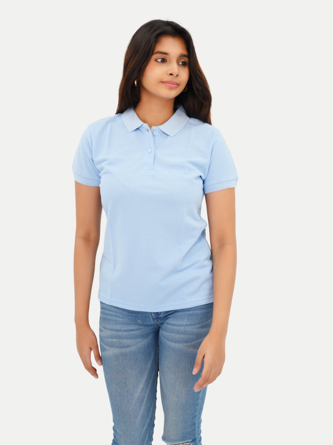 Radprix Women Sky Polo T-shirt