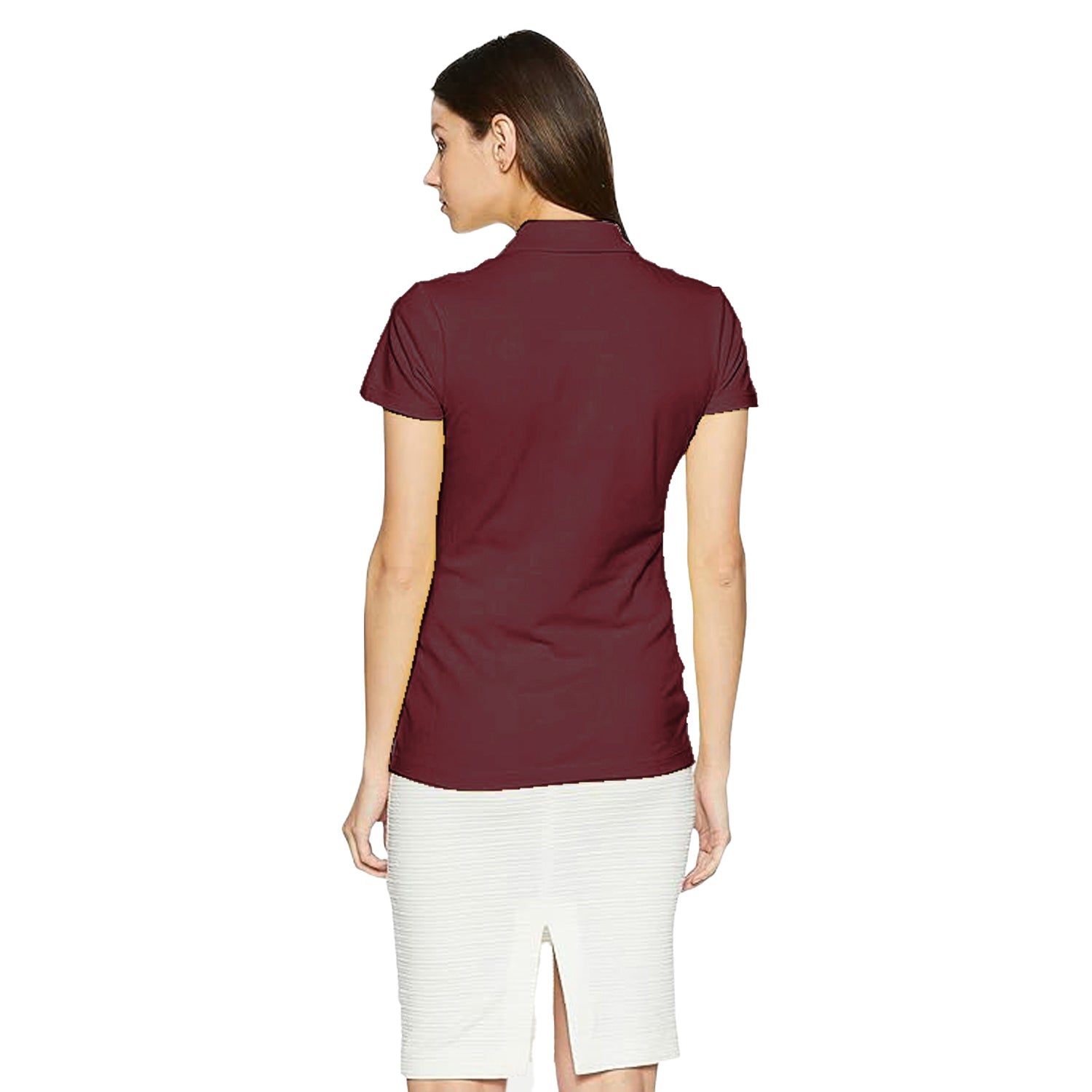 Radprix Women Maroon Polo T-shirt