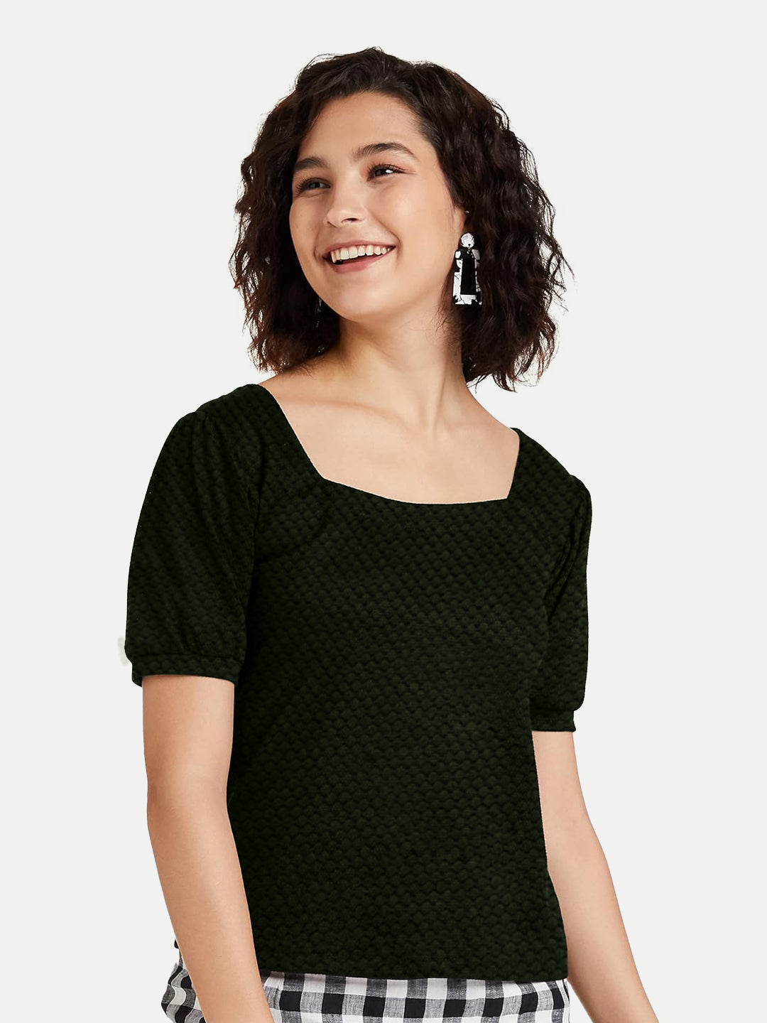 Radprix Women Olive Top