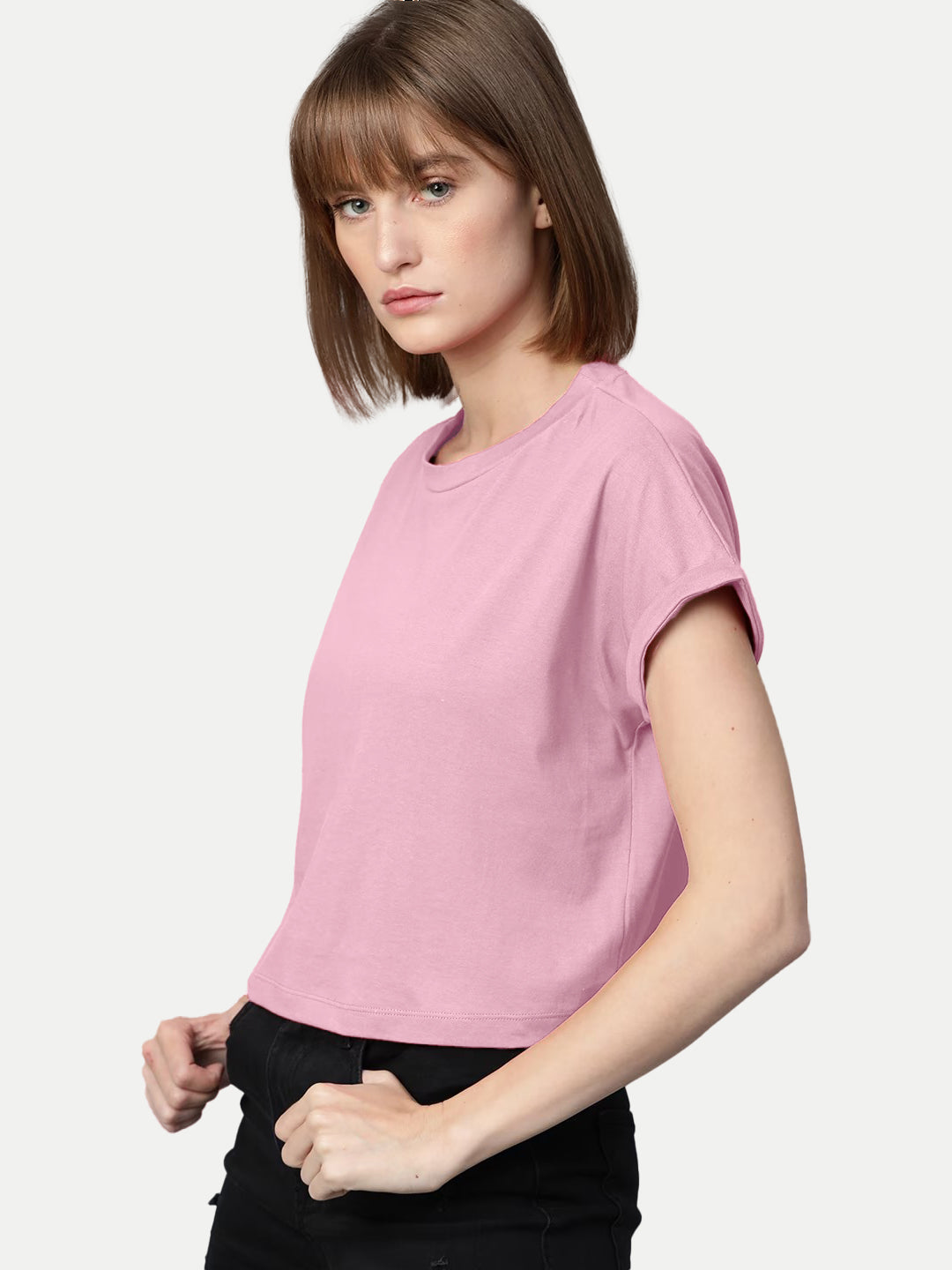 Radprix Women Onion Color T-shirt